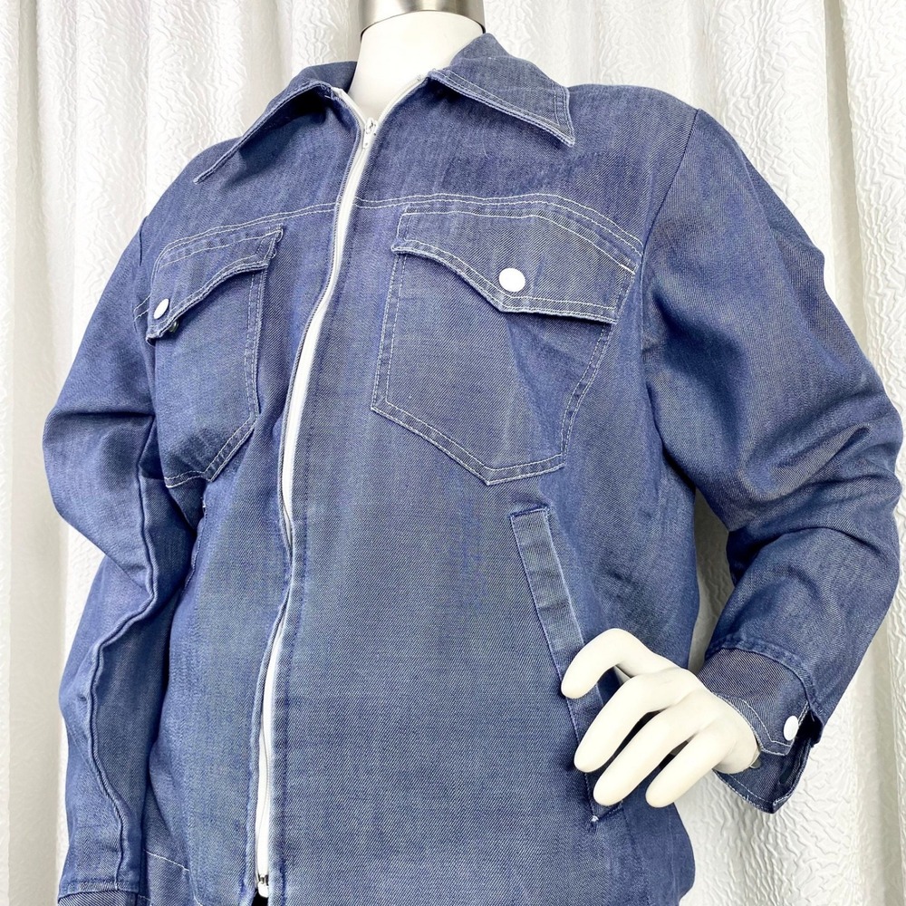 Vintage Goodyear Racing Jacket, Dagger Collars, Vintage Racing Gear, Size Medium - Picture 7 of 11